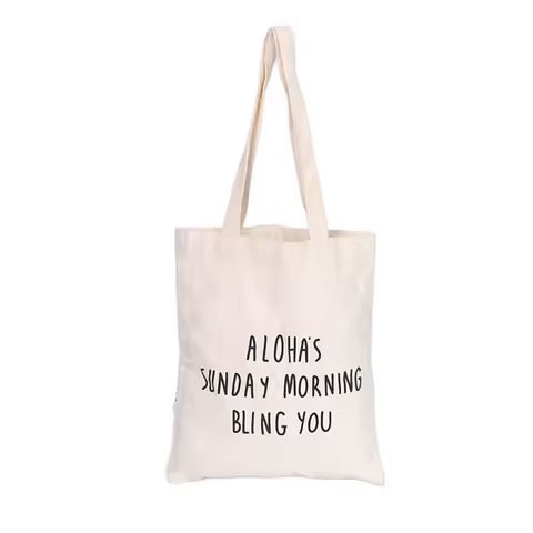 Custom Logo Printed Reusable Grocery Shopping Tote Bag Sublimation Blank Plain Polyester Cotton Canvas For Promotional P - Color: Multiple Options Available