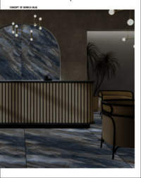 Slab porcelain tiles