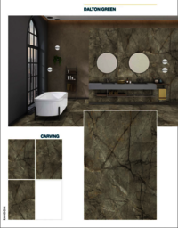 Slab porcelain tiles