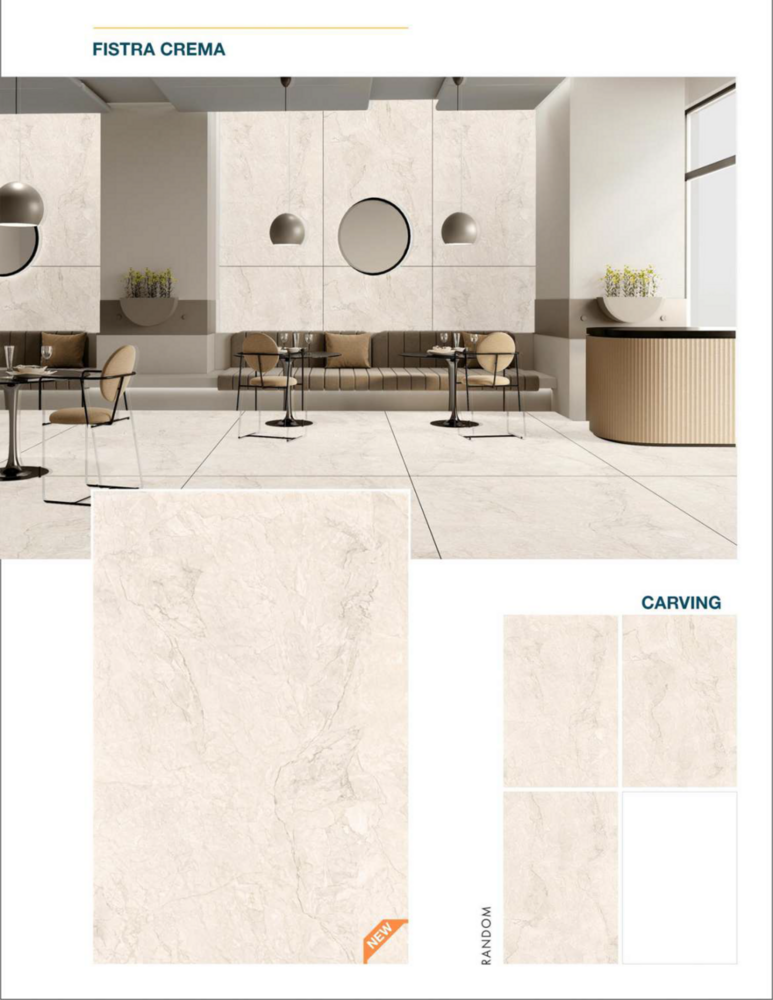 Slab porcelain tiles