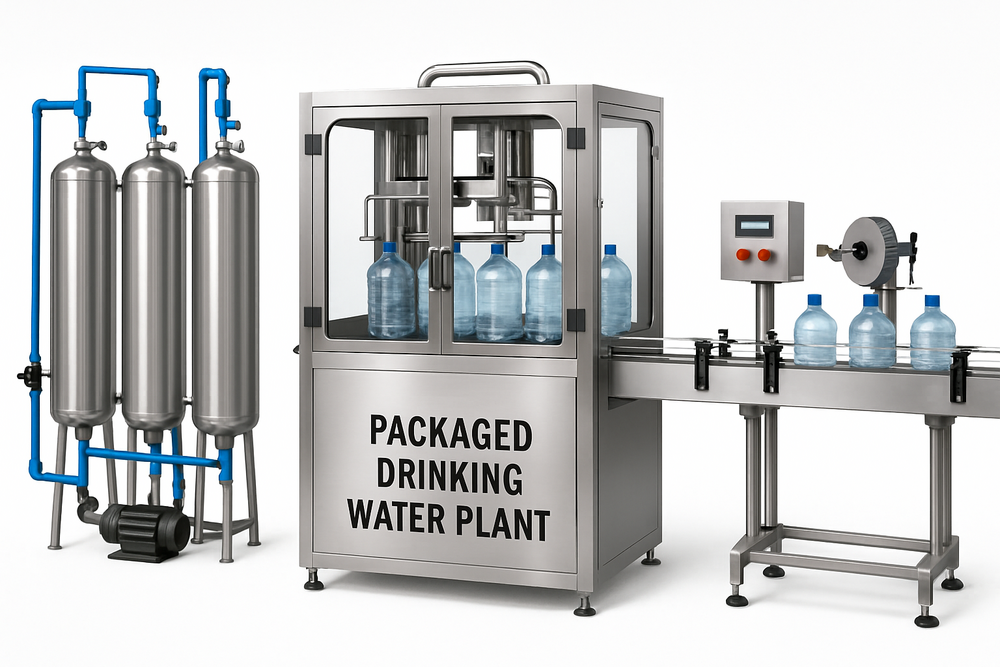Packaged Drinking Water Bottle Plant