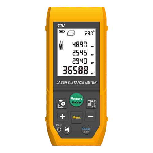 Fluke 410 Laser Distance Meter - Color: Yellow