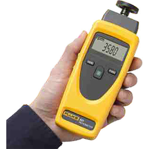 Fluke 931 Contact And Non-Contact Tachometer - Color: Yellow
