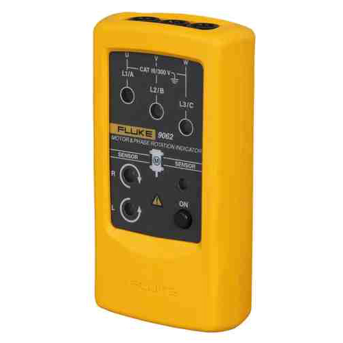 Fluke 9062 Motor And Phase Rotation Indicator - Color: Yellow