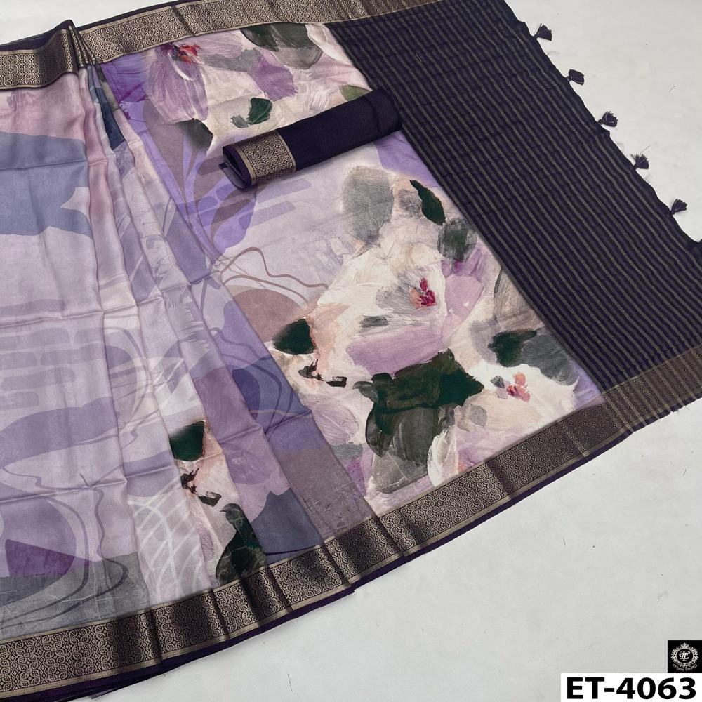   ABSTRACT PRINT SAREE