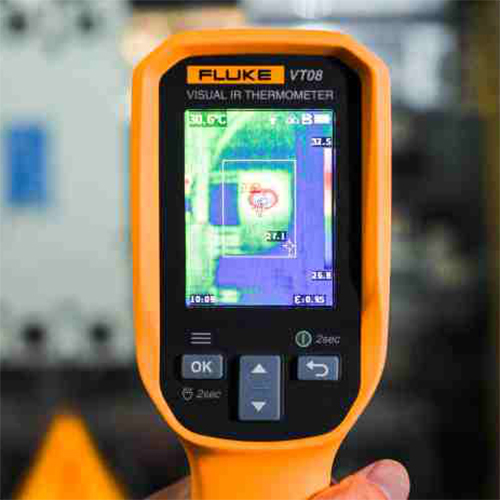 Fluke Vt08 Visual Visual Ir Thermometer - Color: Yellow