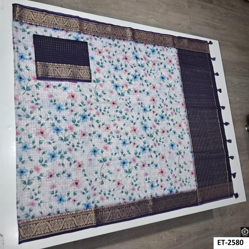 FLORAL SILK SAREE