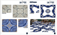 Porcelain tiles for bathrooms