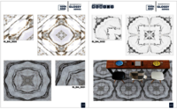 Porcelain tiles for bathrooms