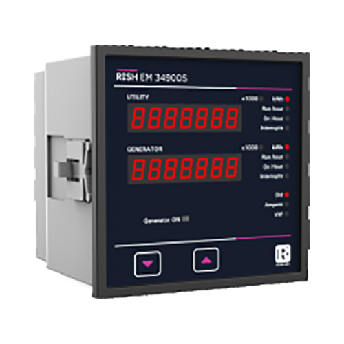 Rish Em 3490Ds Dual Source Energy Meters - Color: Black