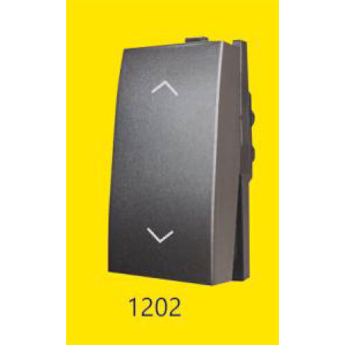 Modular Switch | 6 Amp 2 Way Switch - Color: Black