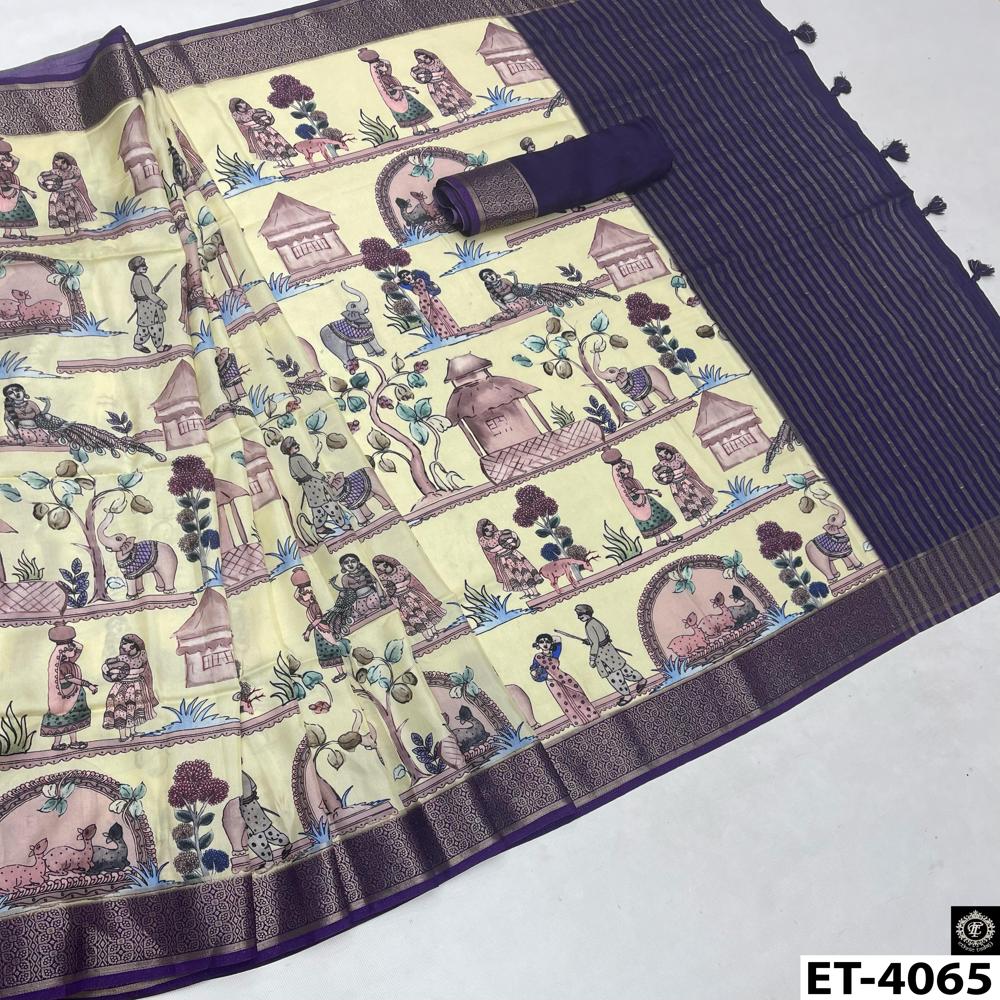  VILLAGE SCENE SAREE