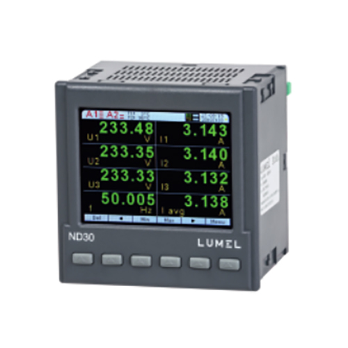 Nd30, Nd31, Nd31Lite Advanced Power Quality Monitors - Color: Black