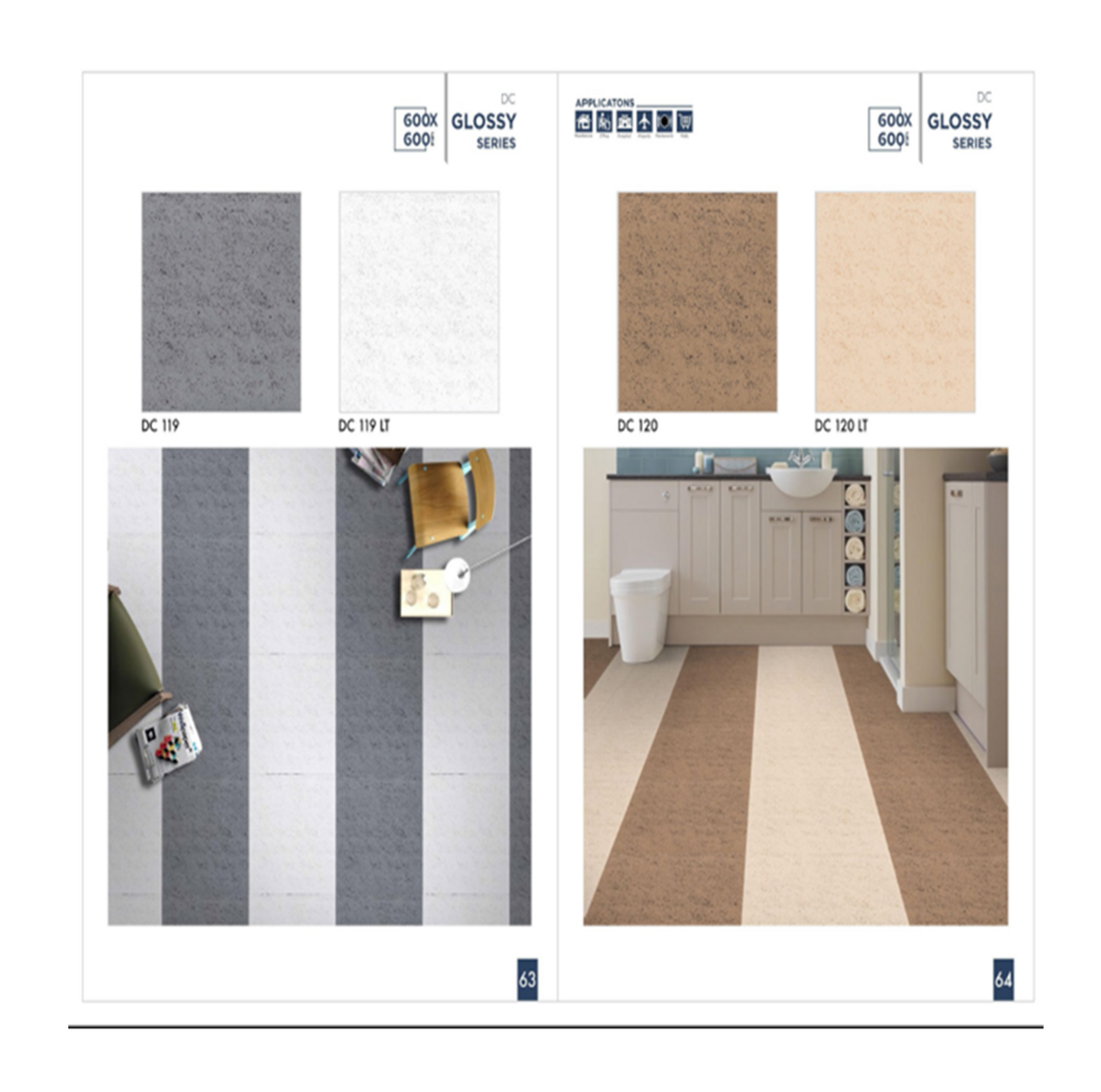 Ceramic porcelain tiles