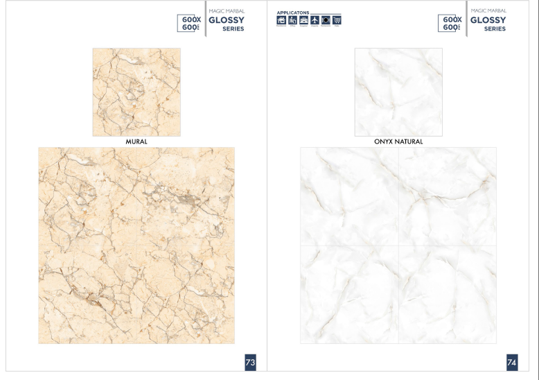 Ceramic porcelain tiles