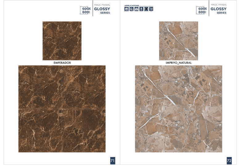 Ceramic porcelain tiles