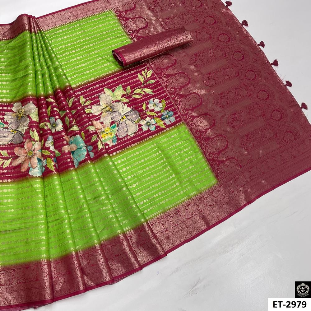 Digital Banarasi Saree