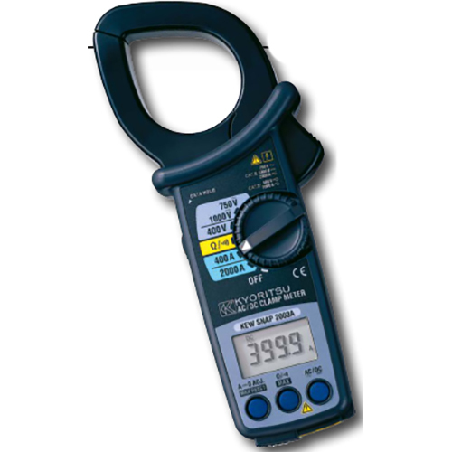 2003A Digital Ac-Dc Clamp Meters - Color: Black