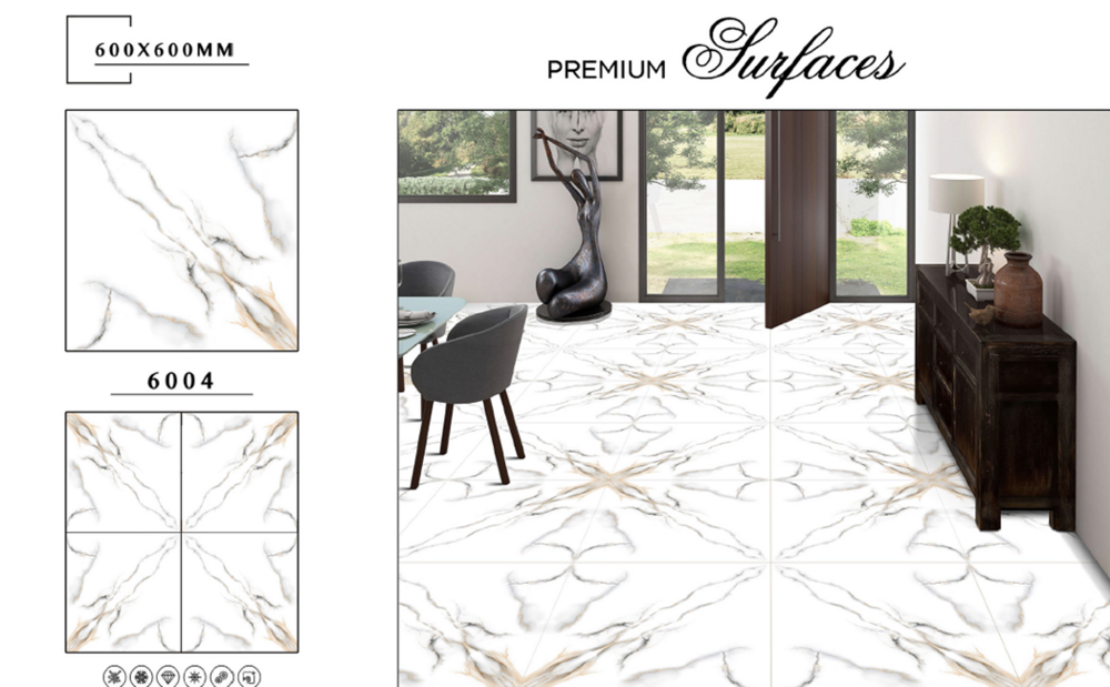 Bathroom porcelain tile
