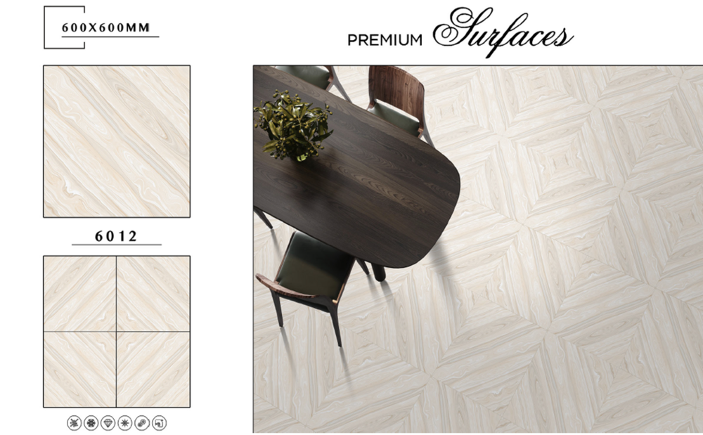 Bathroom porcelain tile