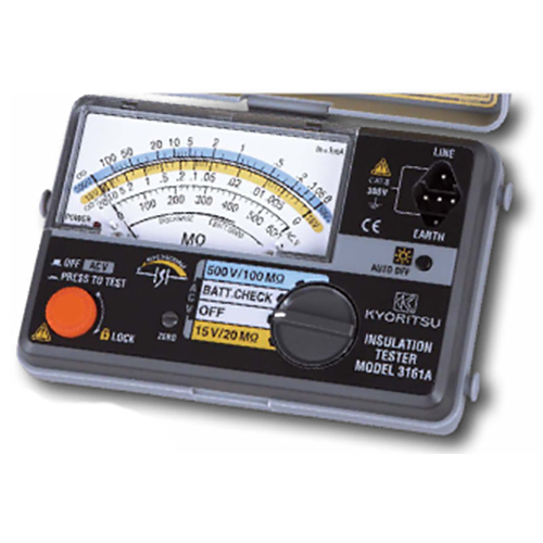 3161A Analog Insulation Testers - Accuracy: A 0.5 %