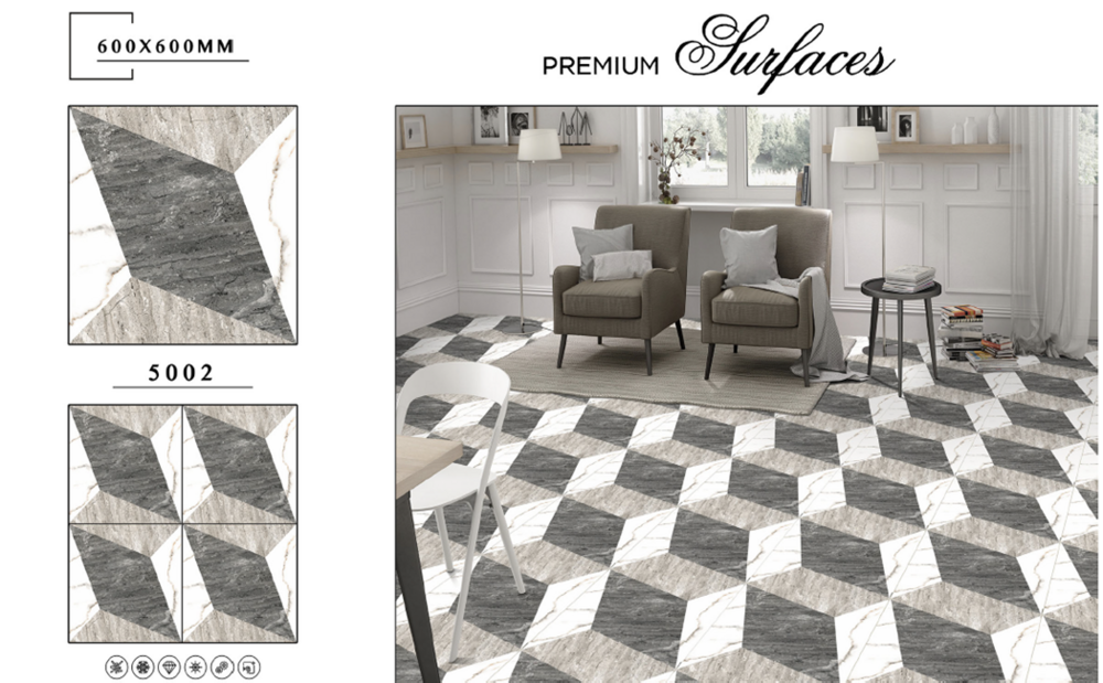 Outdoor porcelain tile
