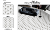 Matte porcelain tile