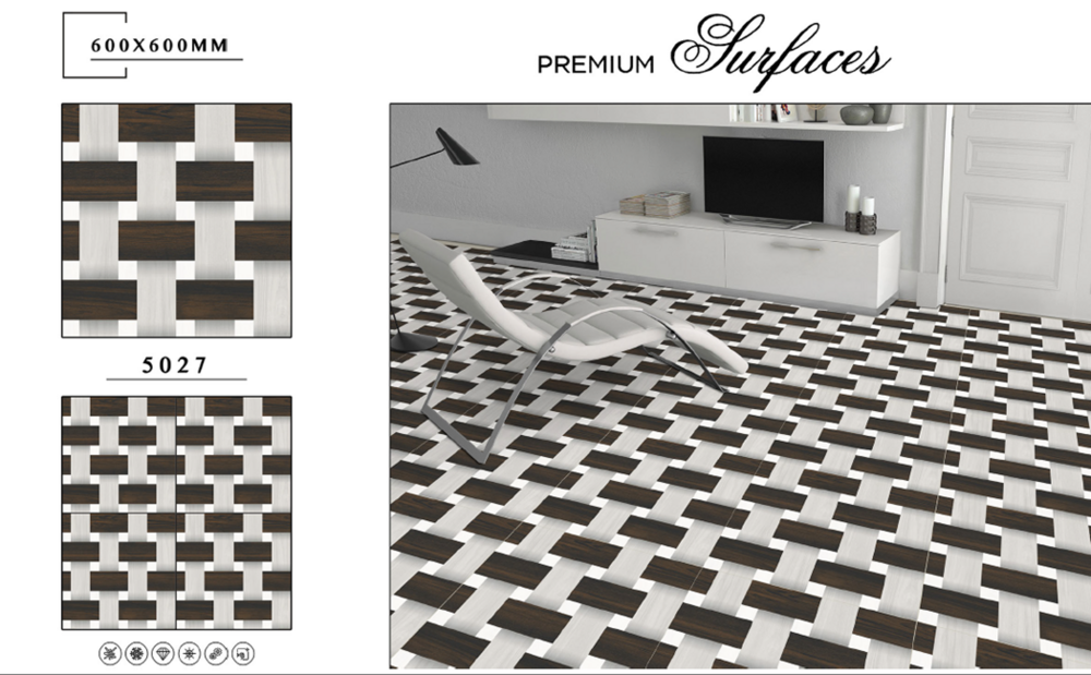 Frost-resistant porcelain tile