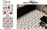 Frost-resistant porcelain tile