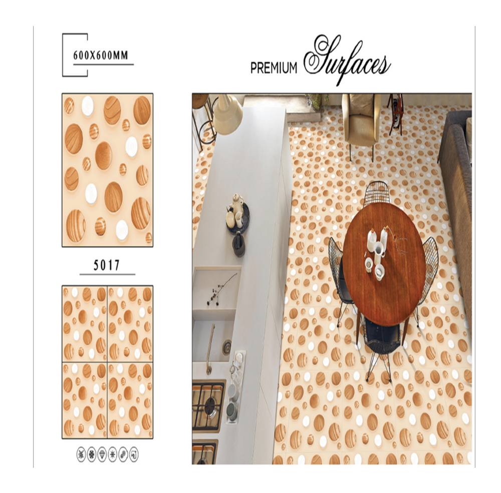 Frost-resistant porcelain tile