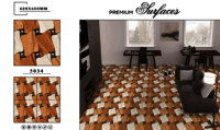 Slip-resistant porcelain tile