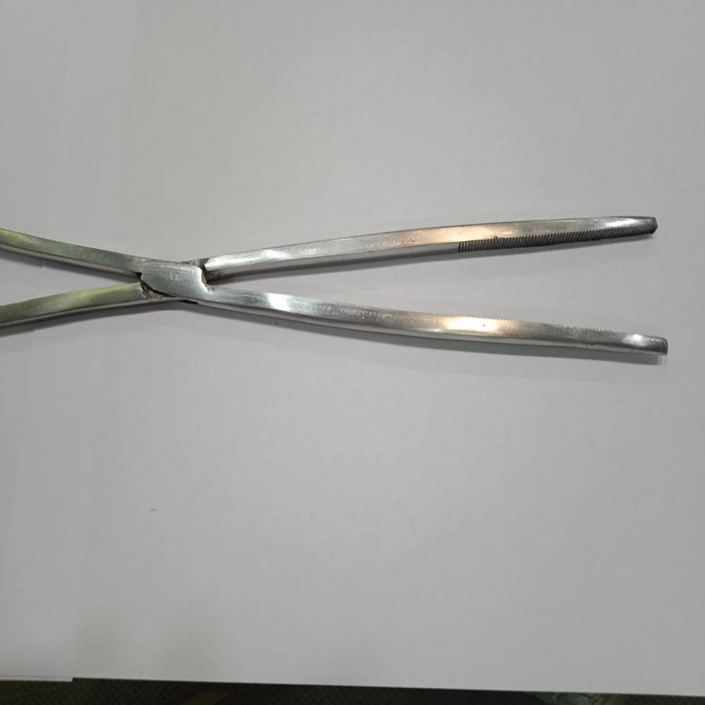 Straw Holding Forceps ( WITHOUT LOCK )14