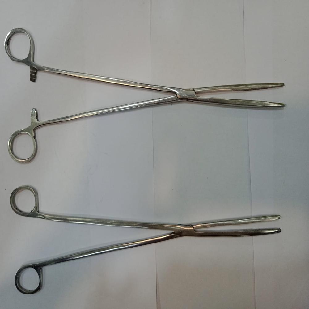 Straw Holding Forceps ( Without Lock )14 - Application: Veterinary Purpose