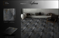 Glazed porcelain tiles