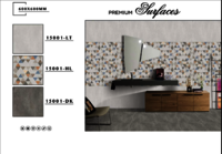 Non-slip porcelain tiles