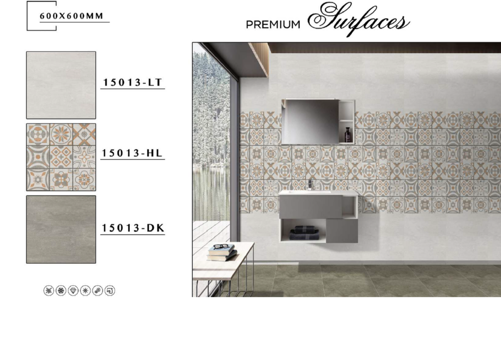 Imported porcelain tiles