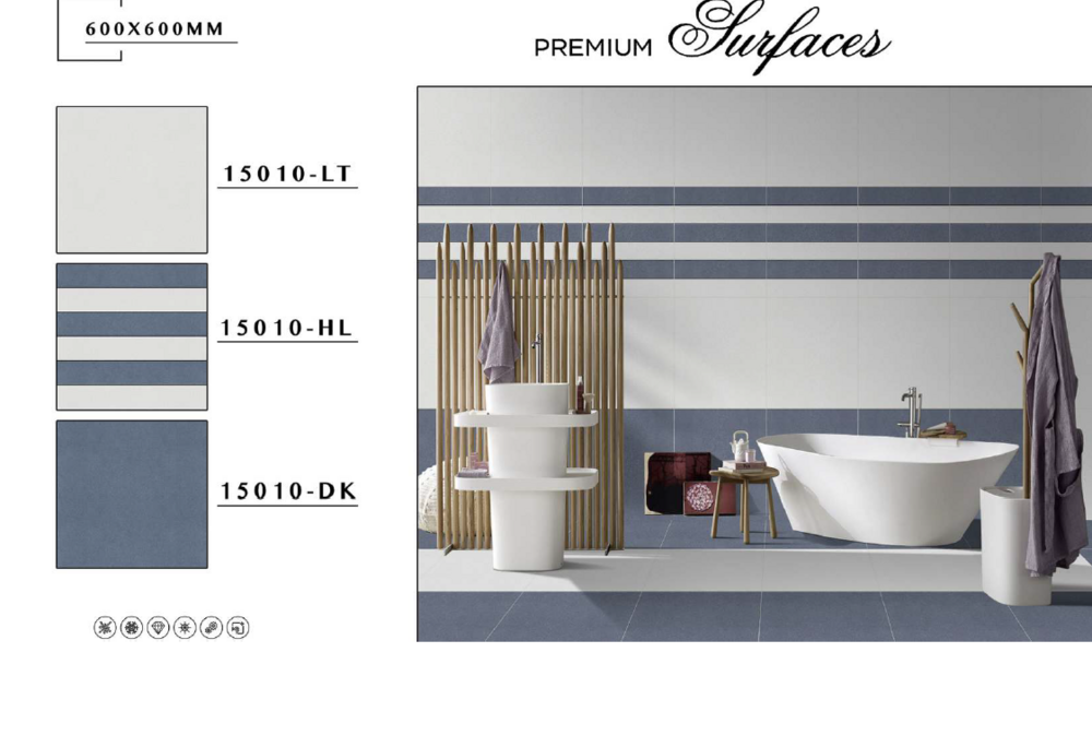 Imported porcelain tiles