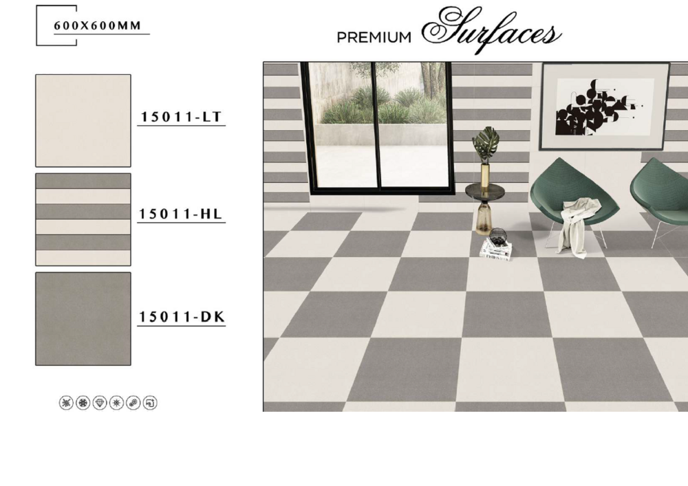 Imported porcelain tiles
