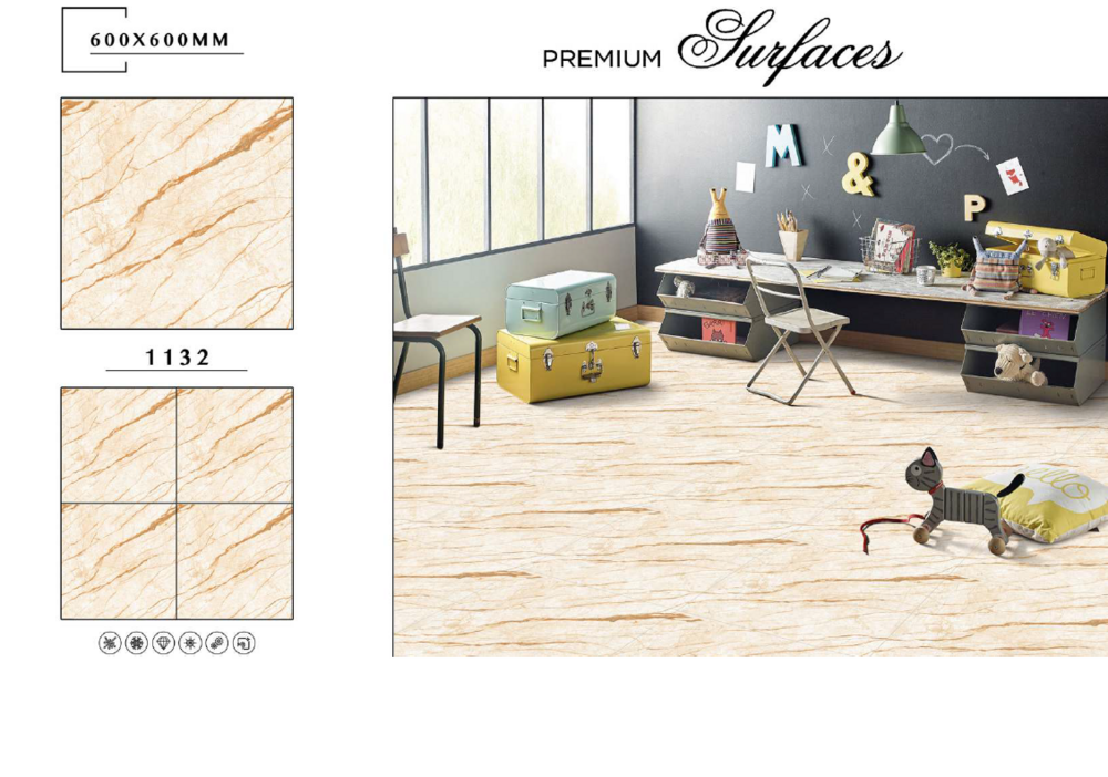 Digital porcelain tiles