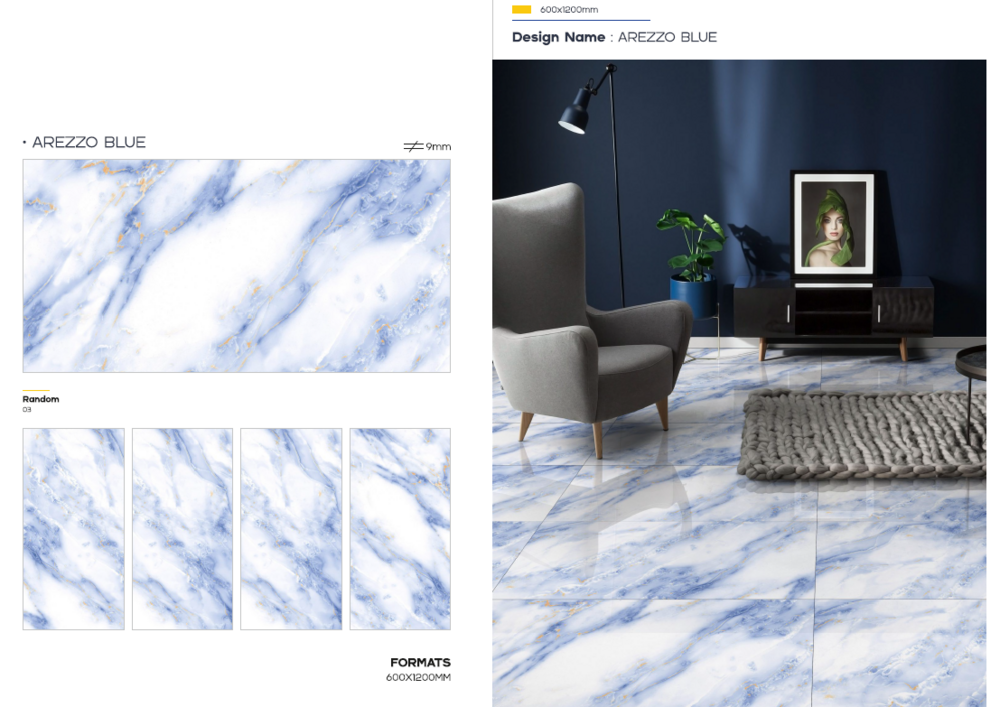 Indoor Porcelain Tiles - Material: Ceramic