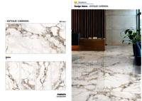 Indoor porcelain tiles