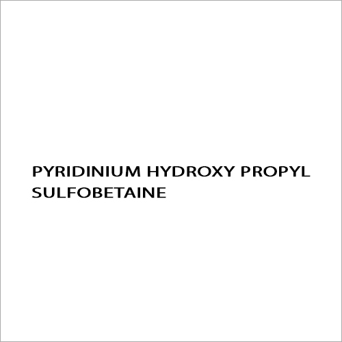 Cas No-3918-73-8 Pyridinium Hydroxy Propyl Sulfobetaine Liquid - Color: As Per Availability