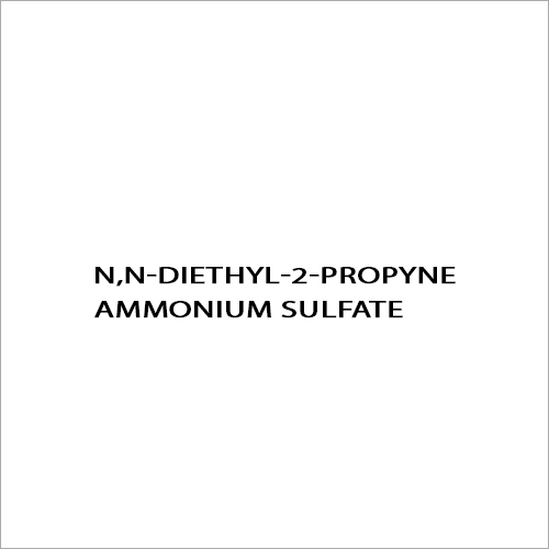 Cas No-84779-61-3 N,N-Diethyl-2-Propyne Ammonium Sulfate - Color: As Per Availability