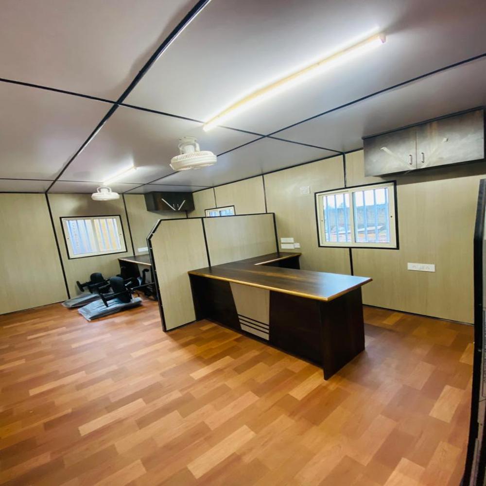 Ms Febricated Security Guard Cabin 6x4 X8,5ft. - Color: As Per Choice