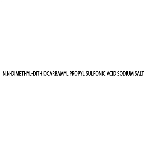 Cas No-18880-36-9 N,N-Dimethyl-Dithiocarbamyl Propyl Sulfonic Acid Sodium Salt - Color: As Per Availability