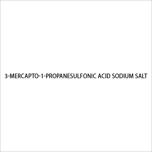 Cas No-17636-10-1 3-Mercapto-1-Propanesulfonic Acid Sodium Salt - Application: Industrial