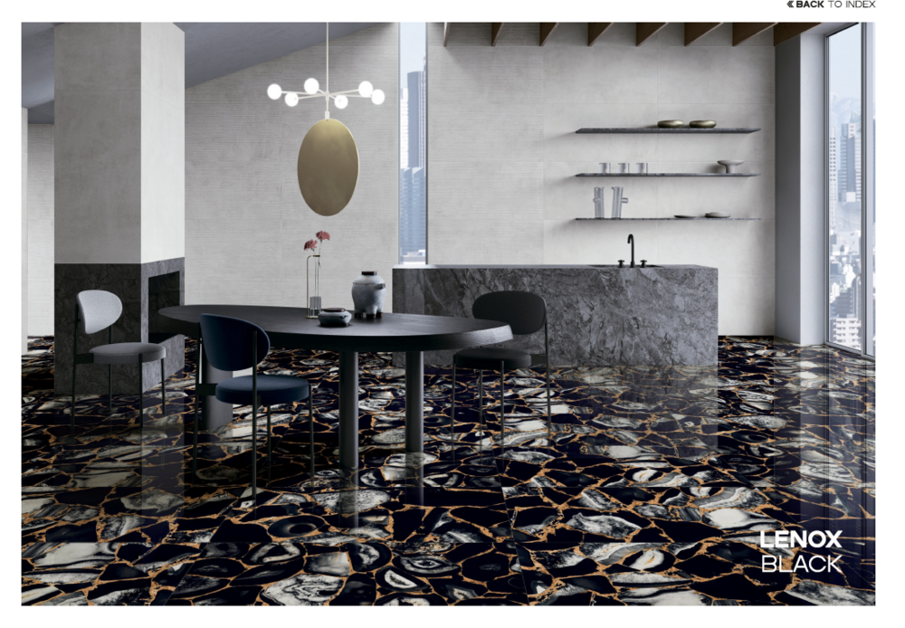Porcelain mosaic tiles