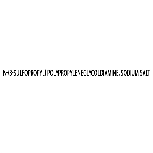 Cas No-185701-93-3 N-(3-Sulfopropyl) Polypropyleneglycoldiamine, Sodium Salt - Application: Industrial