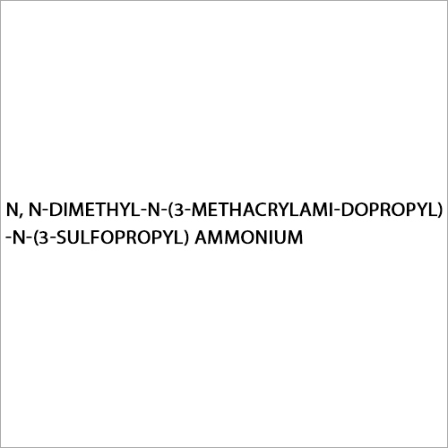 Cas No-5205-95-8 N, N-Dimethyl-N-(3-Methacrylami-Dopropyl)-N-(3-Sulfopropyl) Ammonium - Application: Industrial