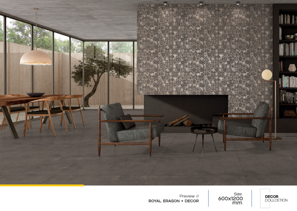 Durable porcelain tiles